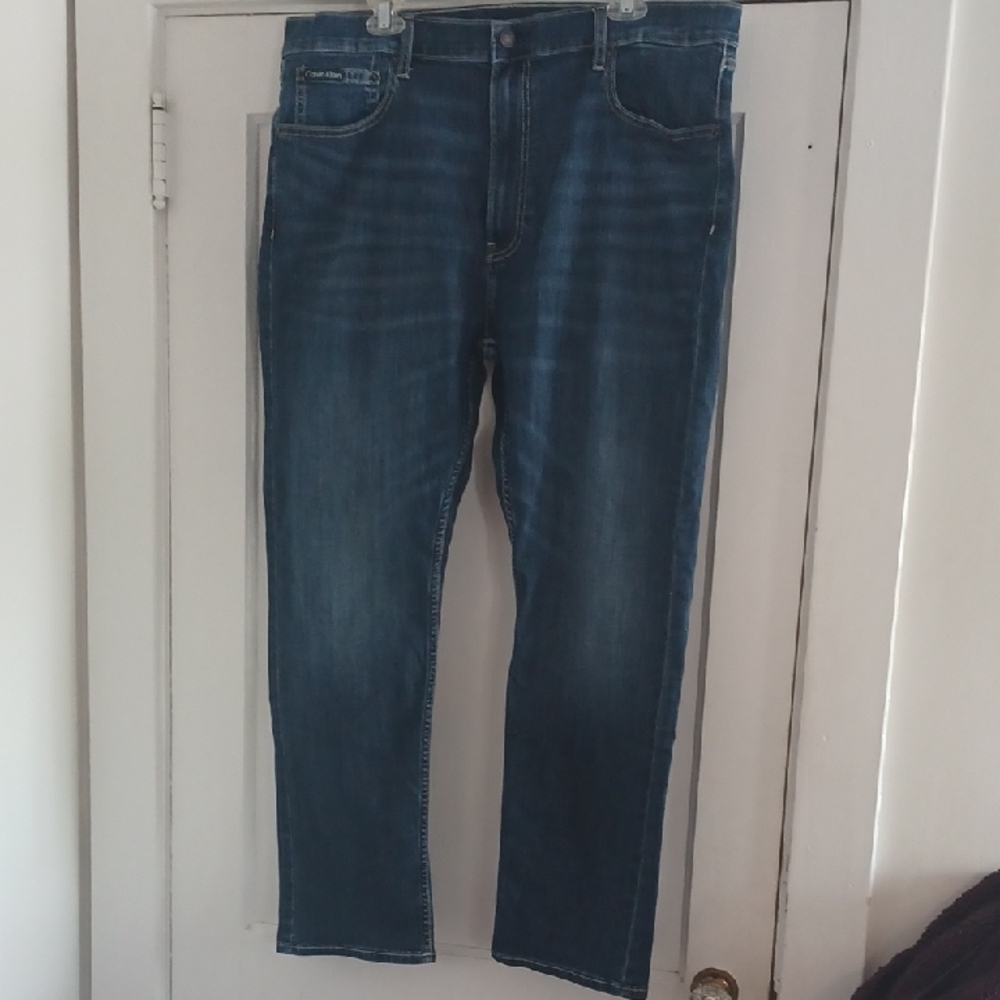 Mens Calvin Klein Classic Blue Jeans